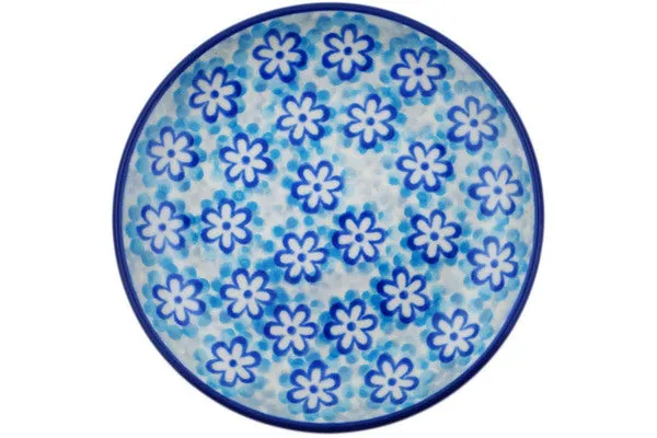 4" Mini Plate, Coaster plate - Azul Field