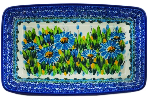 8" Loaf Pan 8" - Bouquet Azul