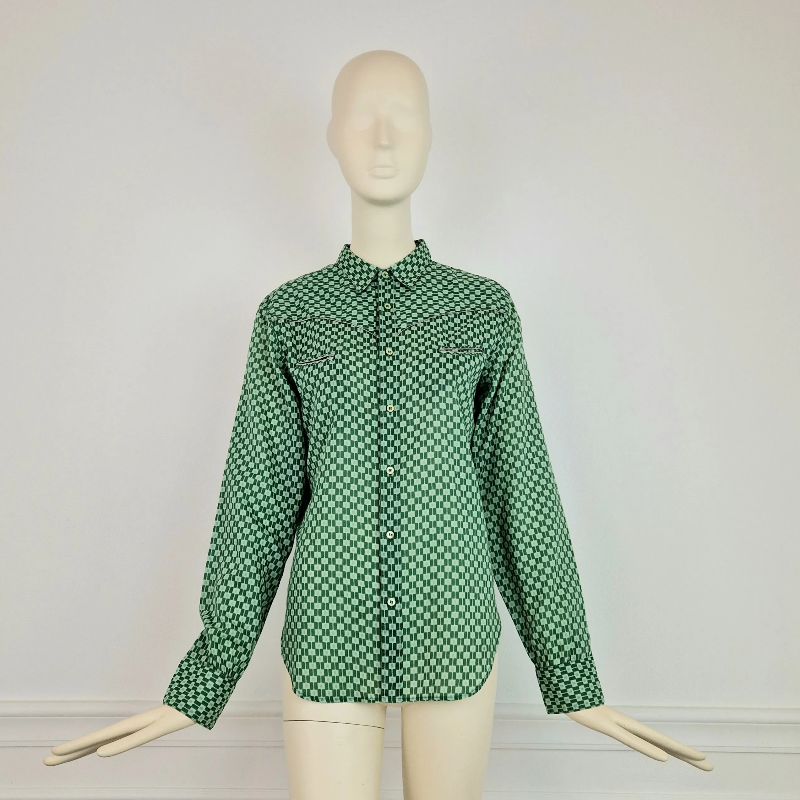 Camicia verde Miu Miu uomo