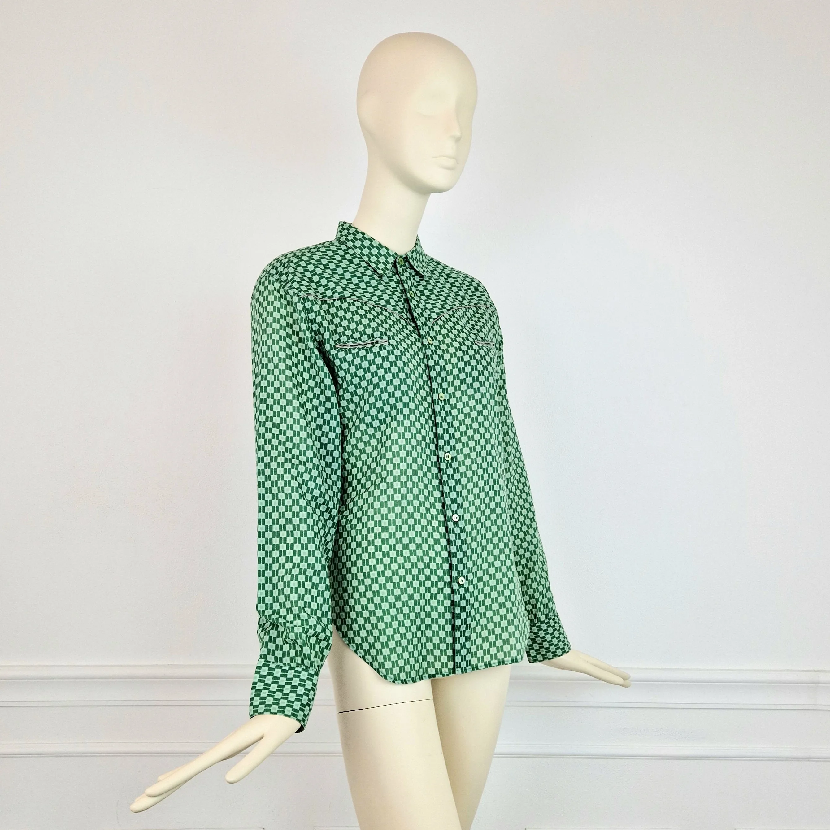 Camicia verde Miu Miu uomo