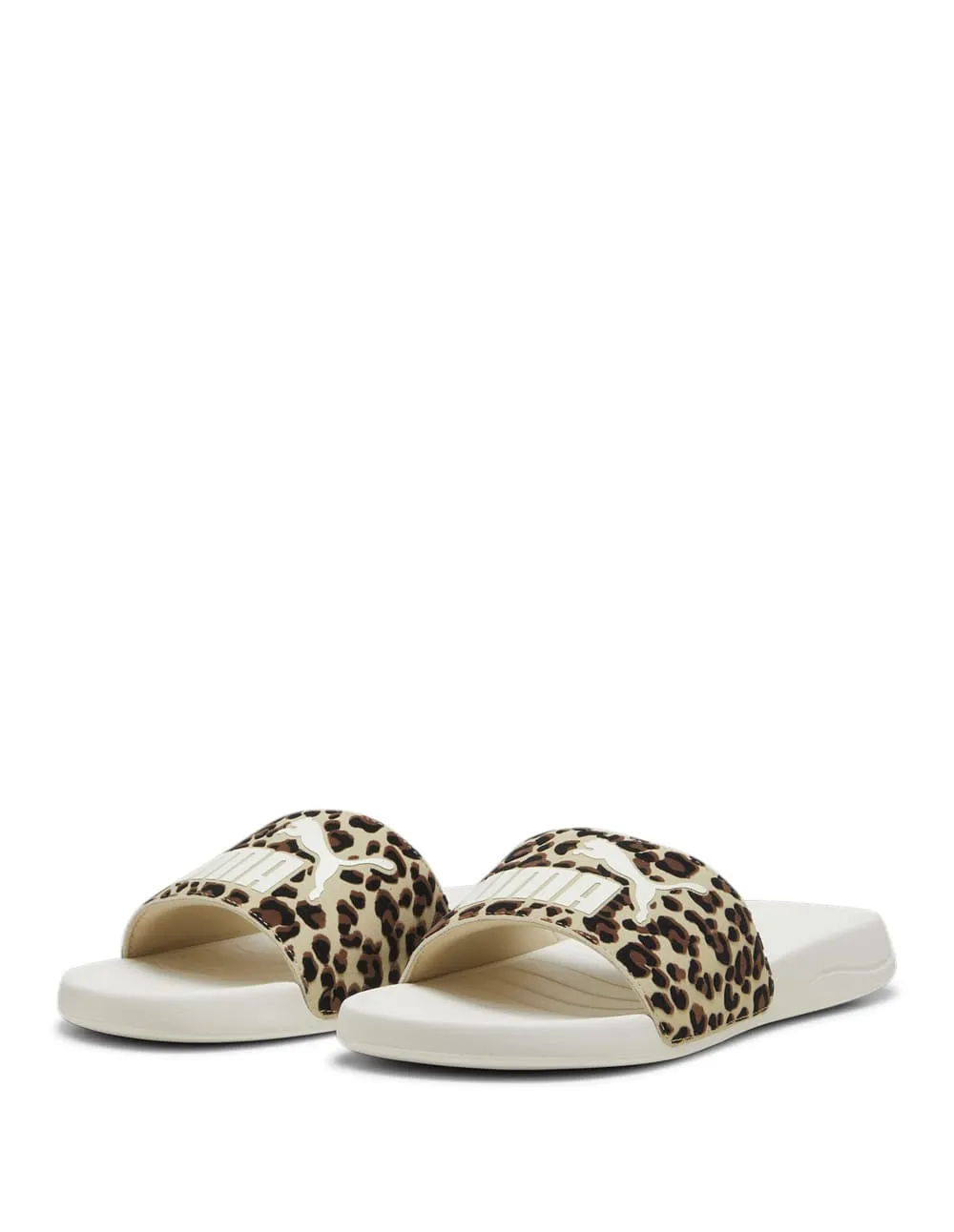 Chanclas Puma Popcat 20 I Am The Drama Marrones y Blancas Mujer