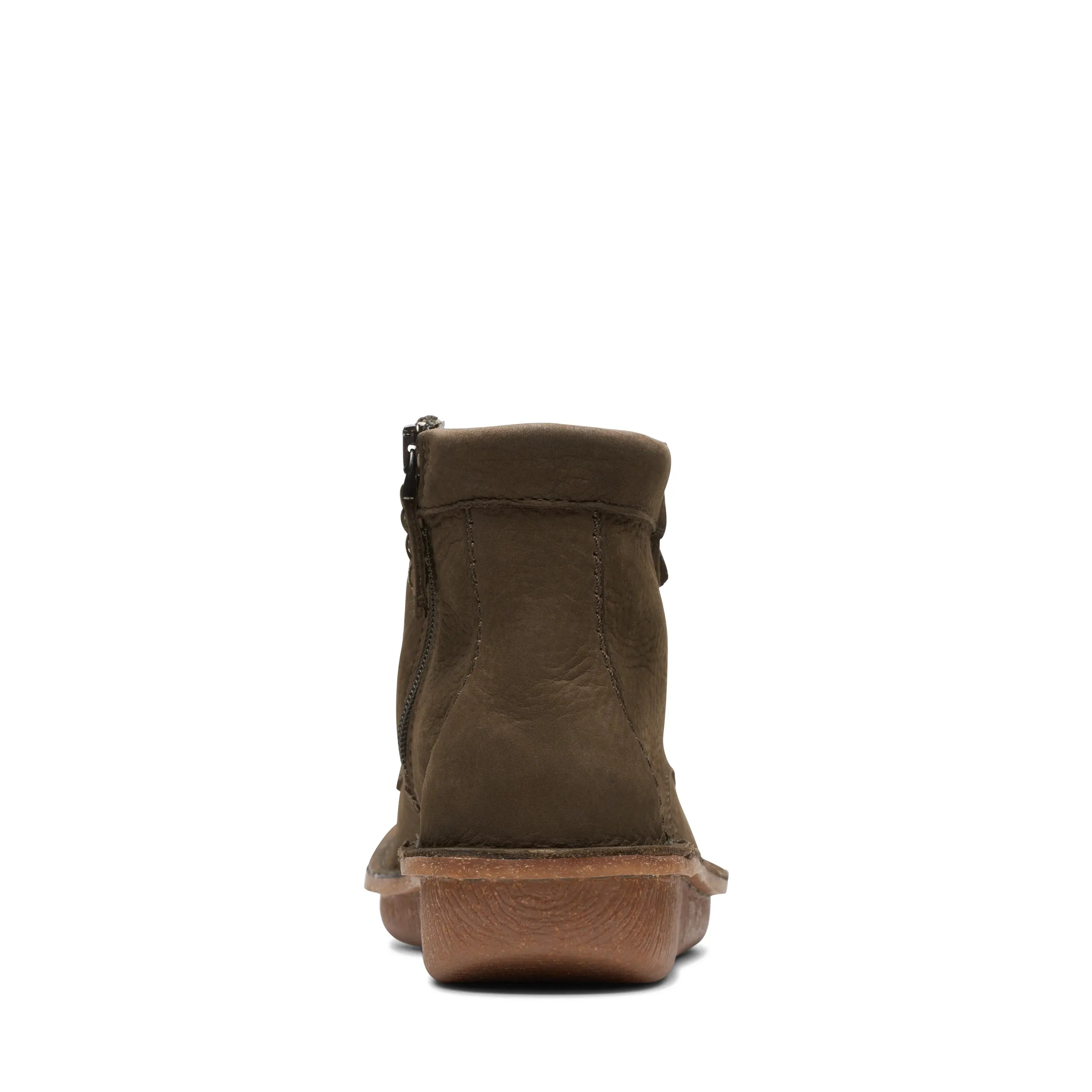 CLARKS | BOTINES MUJER | FUNNY CEDAR DARK OLIVE NUBUCK | VERDE