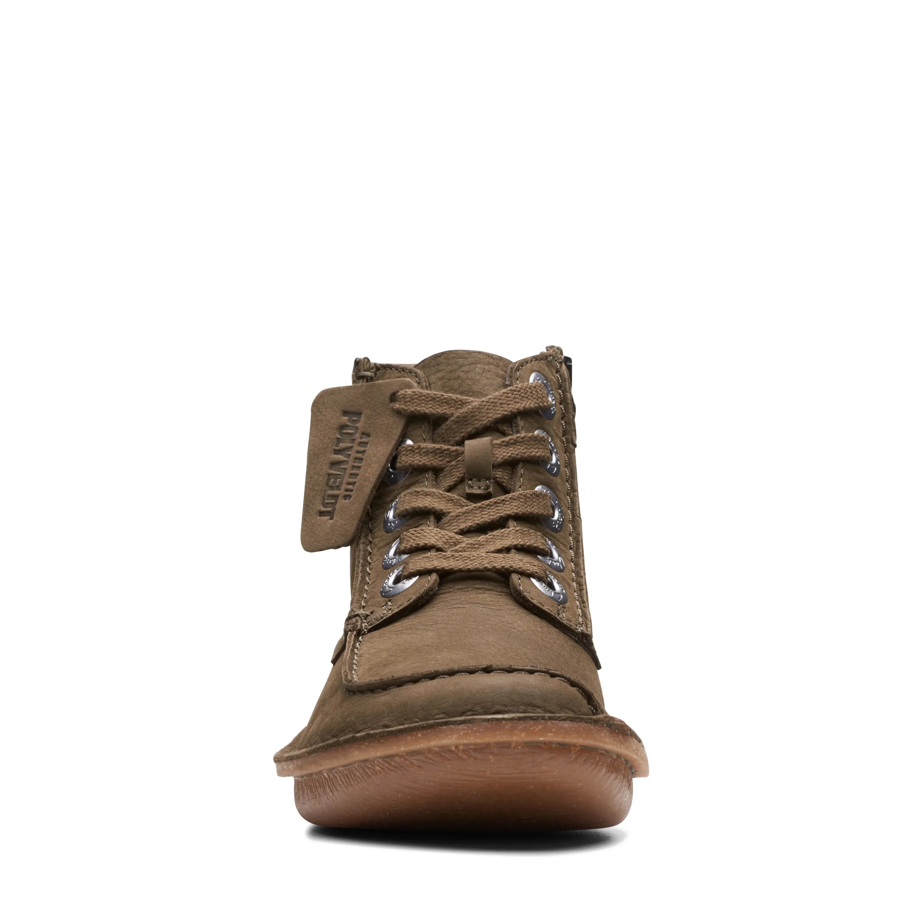 CLARKS | BOTINES MUJER | FUNNY CEDAR DARK OLIVE NUBUCK | VERDE