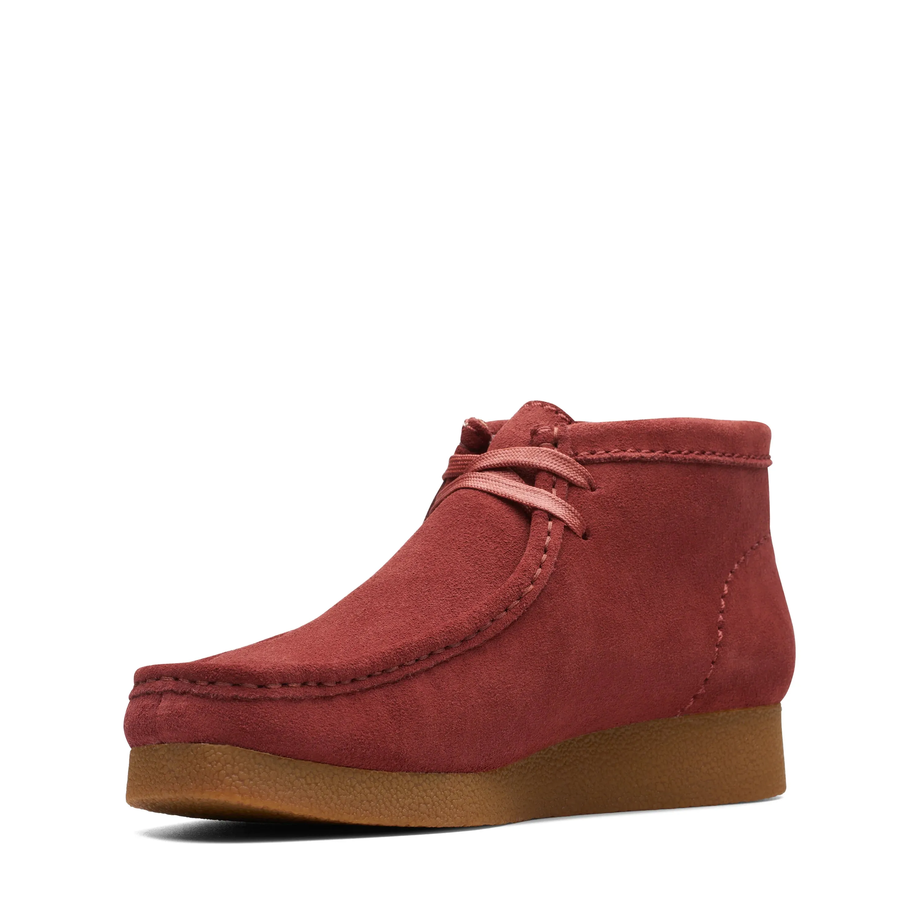 CLARKS | WALLABEE MUJER | WALLABEE EVO BOOT CHESTNUT SUEDE | MARRÓN