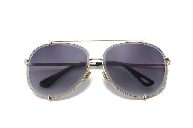 Classic Aviation Style Oversize Sunglasses