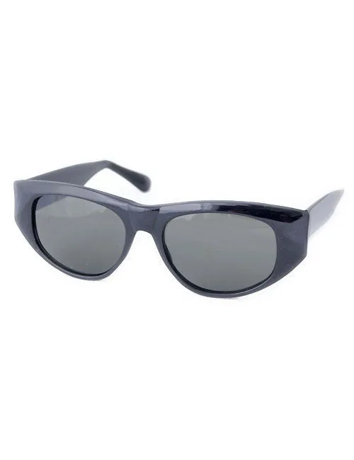 CLAUDINE Black Cat-Eye Sunglasses