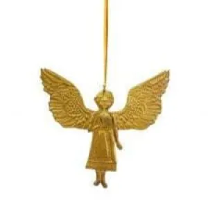 De Weldaad Angel Gold Metal Ornament