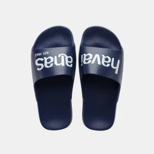 Havaianas Slide Classic Logomania Men's Navy