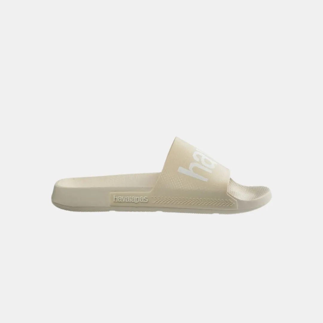 Havaianas Slide Classic Logomania Women's Beige