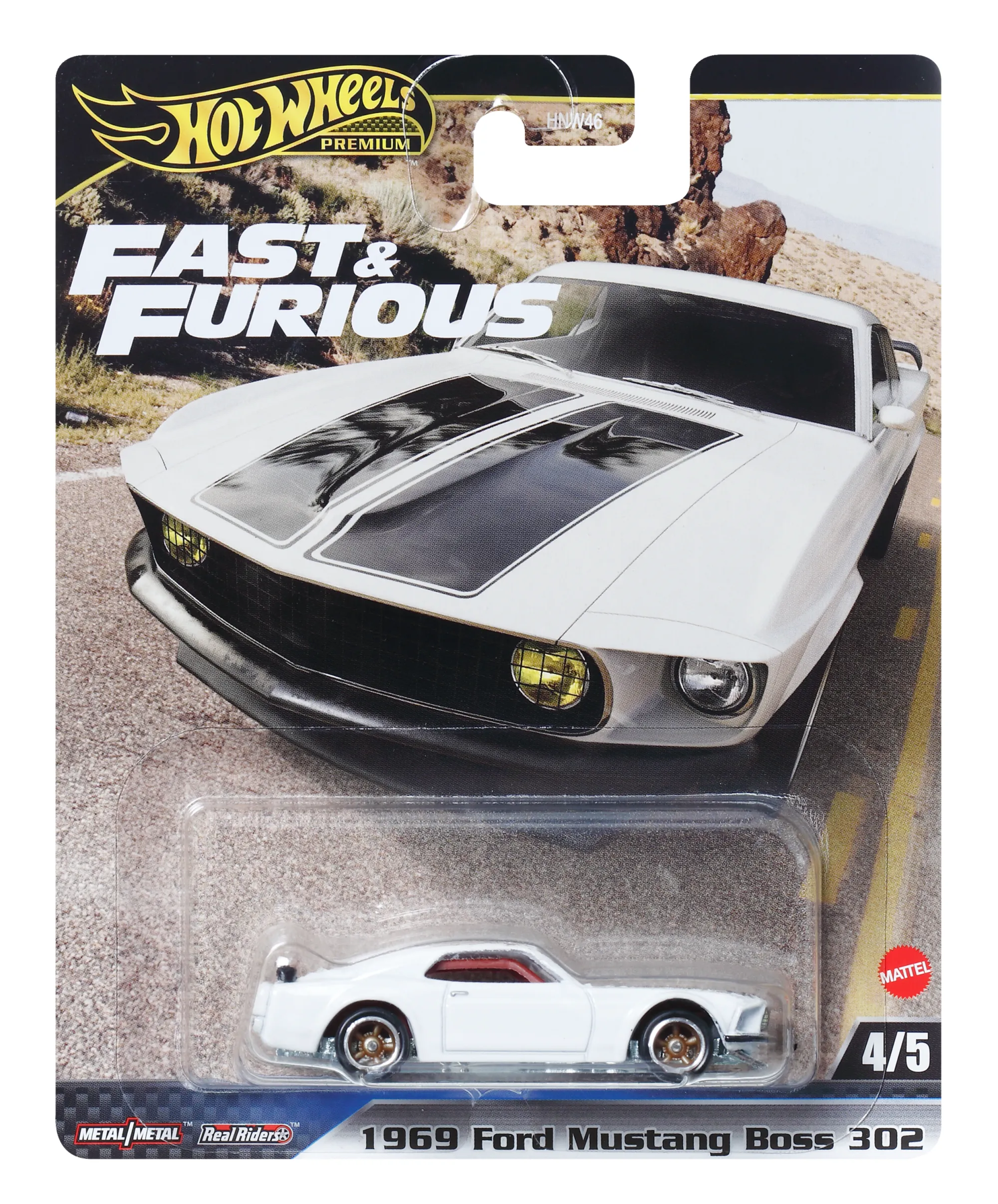 Hot Wheels Collector Veículo de Brinquedo Fast e Furious Ford Mustang Boss 302