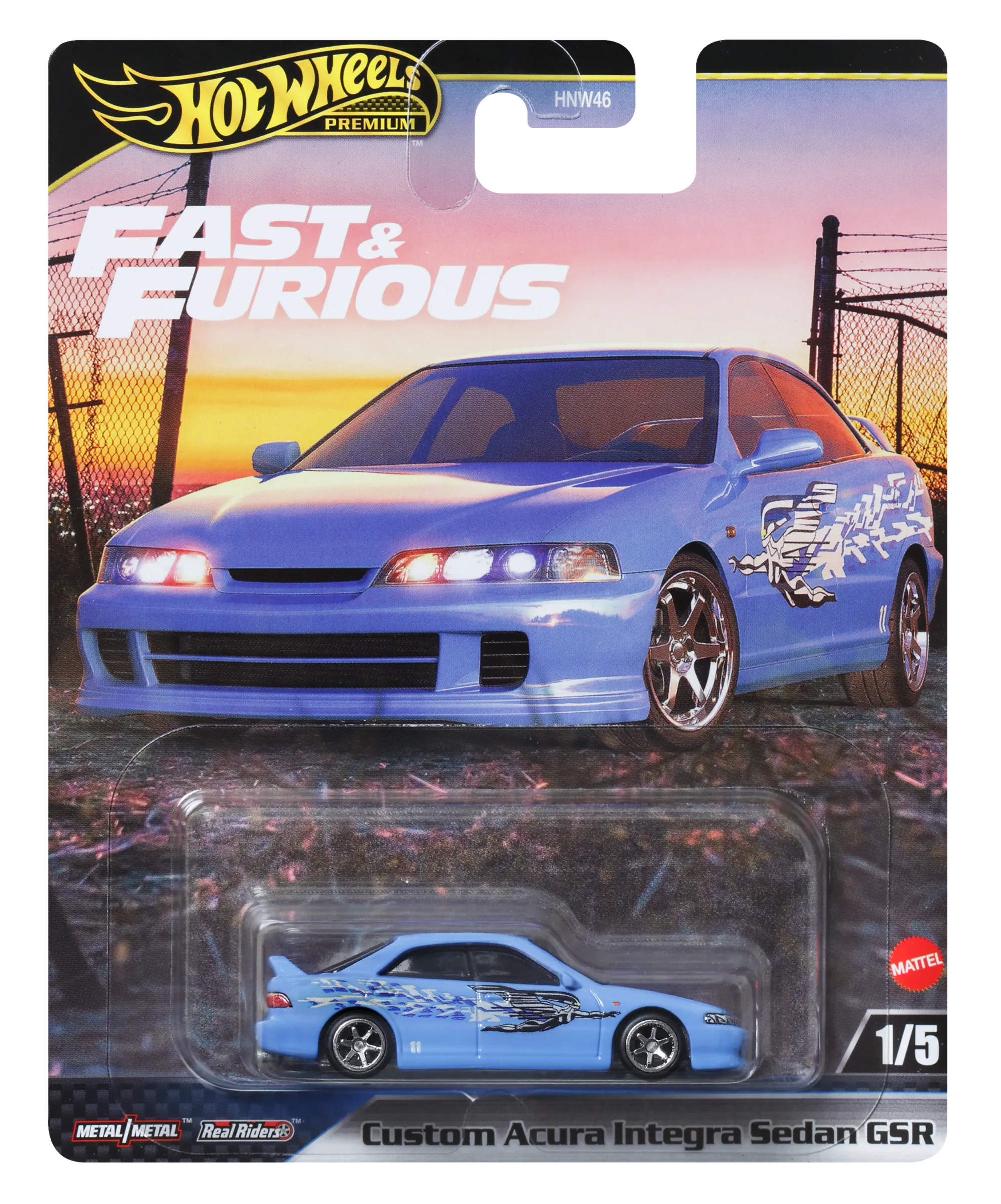 Hot Wheels Collector Vehículo de Juguete Acura Customizado Integra Sedan GSR