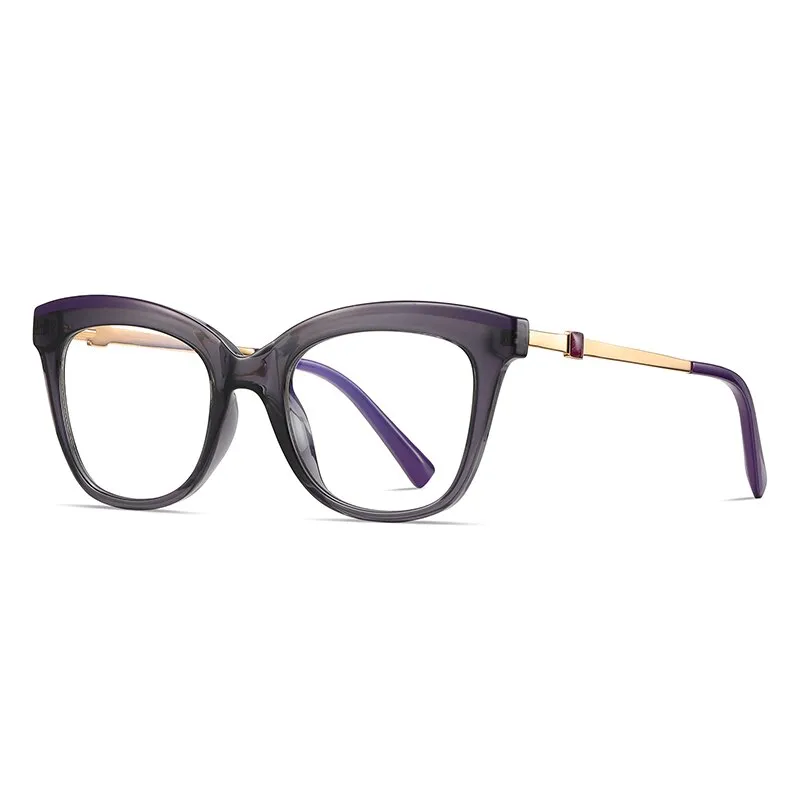 Hotony Women's Full Rim Cat Eye TR 90 Resin Frame Eyeglasses 2065