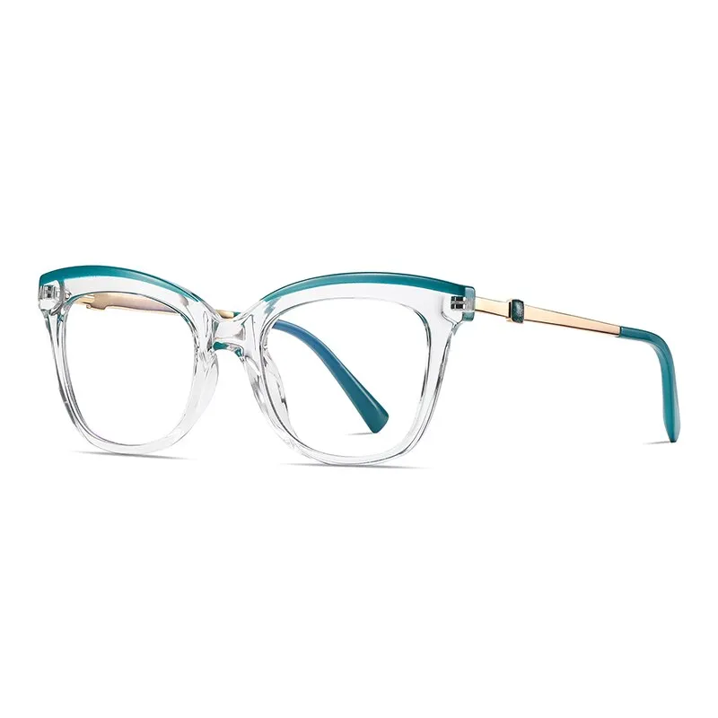 Hotony Women's Full Rim Cat Eye TR 90 Resin Frame Eyeglasses 2065