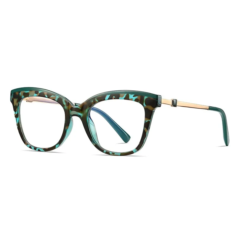 Hotony Women's Full Rim Cat Eye TR 90 Resin Frame Eyeglasses 2065