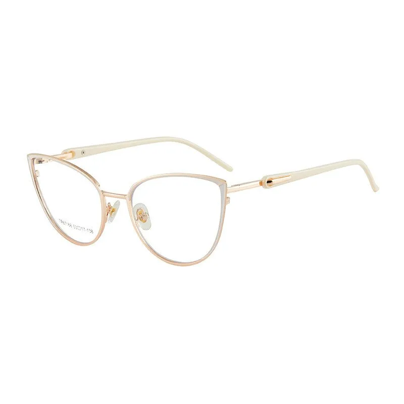 KatKani Women's Full Rim Memory TR 90 Resin Cat Eye Frame Eyeglasses Tr7168