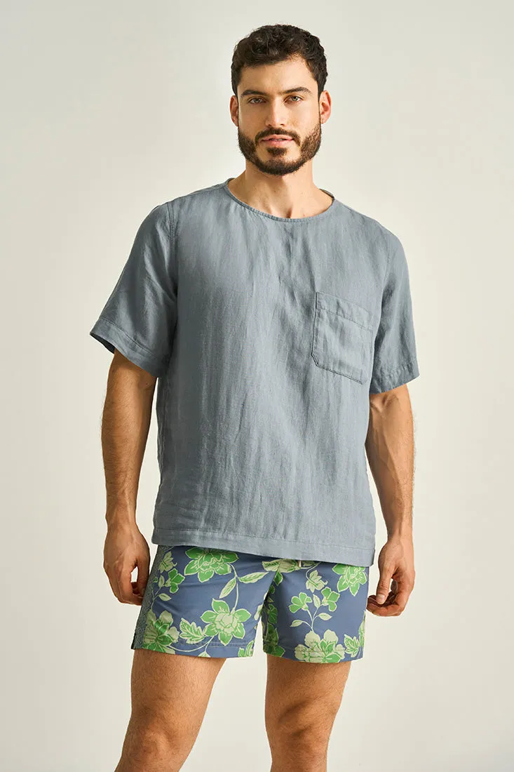 Linen/cotton t-shirt