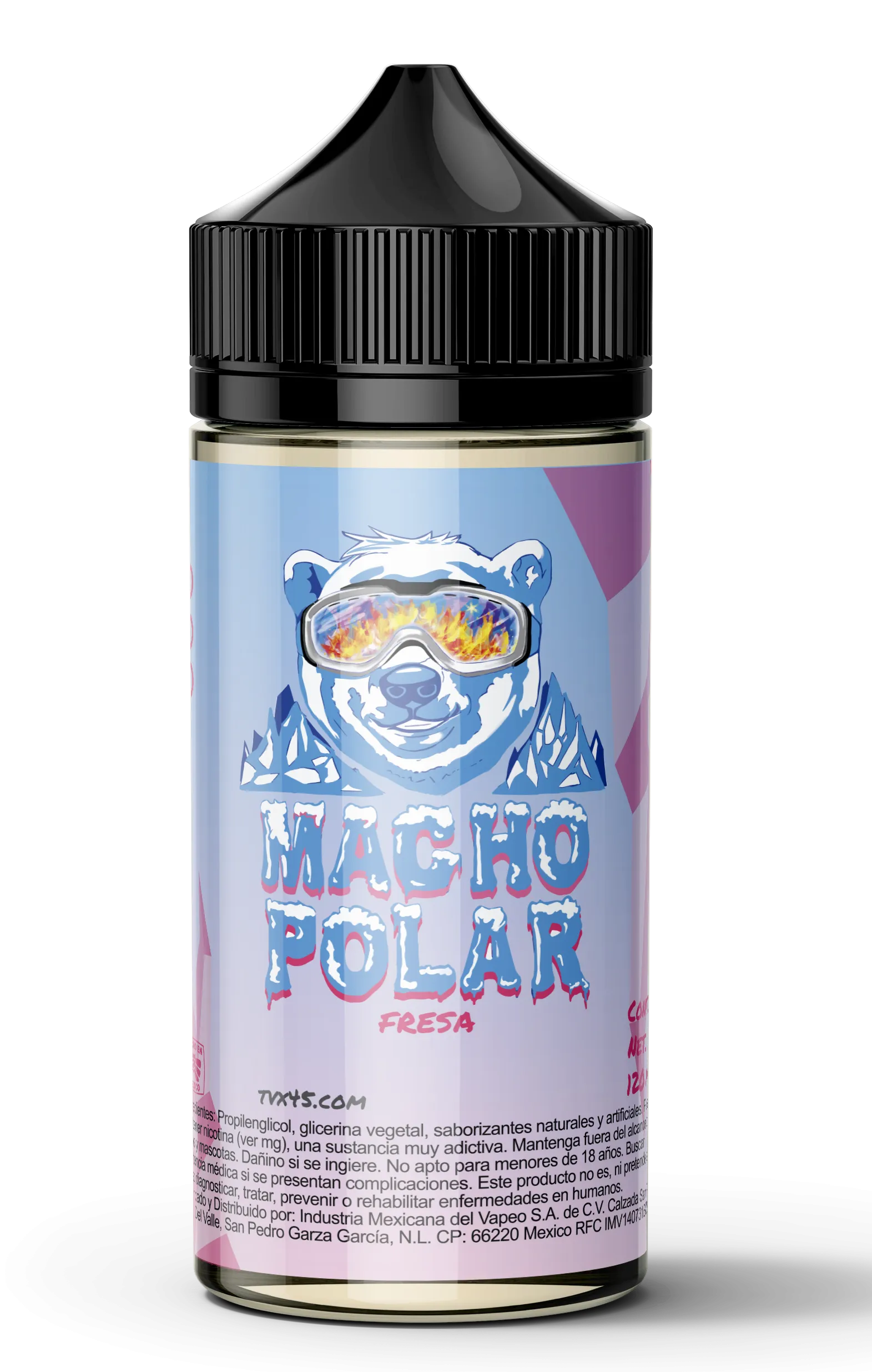 Macho Polar Fresa 120ml JUMBO - LIQUID PARADISE