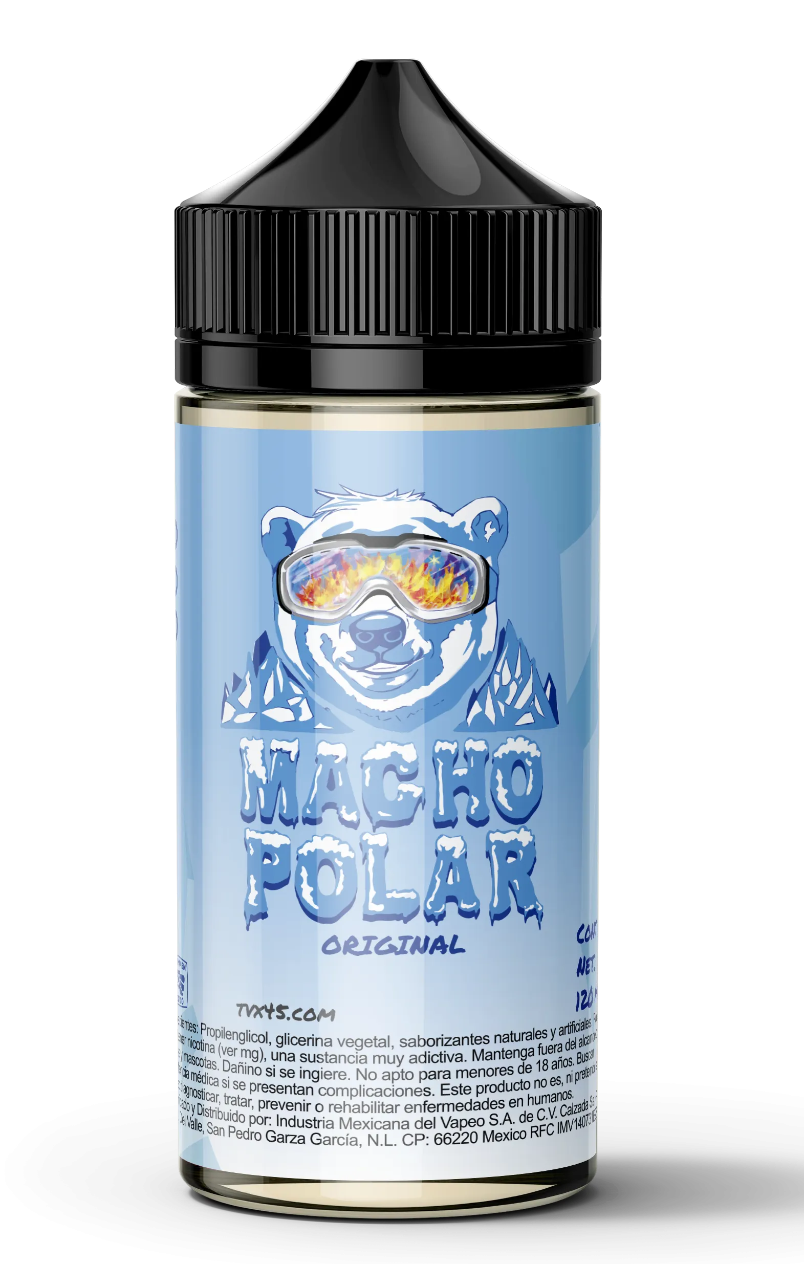 Macho Polar Original 120ml JUMBO - LIQUID PARADISE PREMIUM ELIQUID - Wholesale