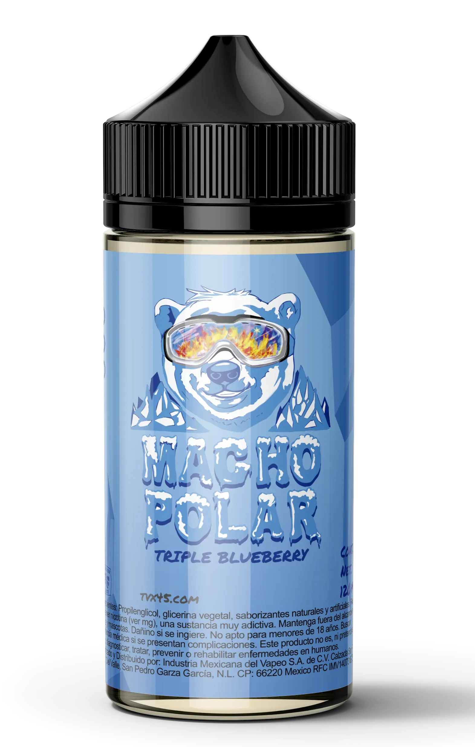 Macho Polar Triple Blueberry  120ml JUMBO - LIQUID PARADISE