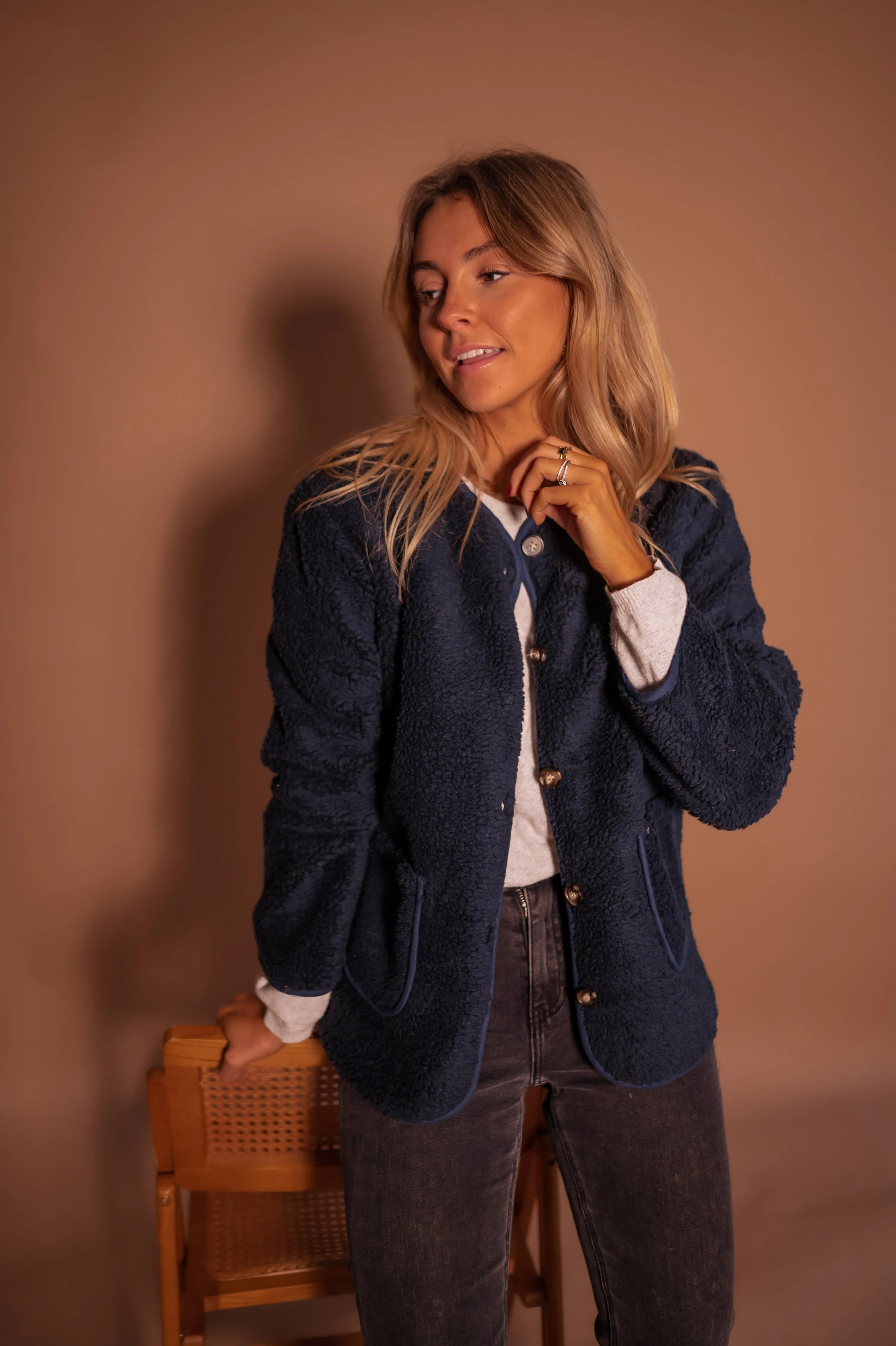 Manteau Simeo - bleu marine