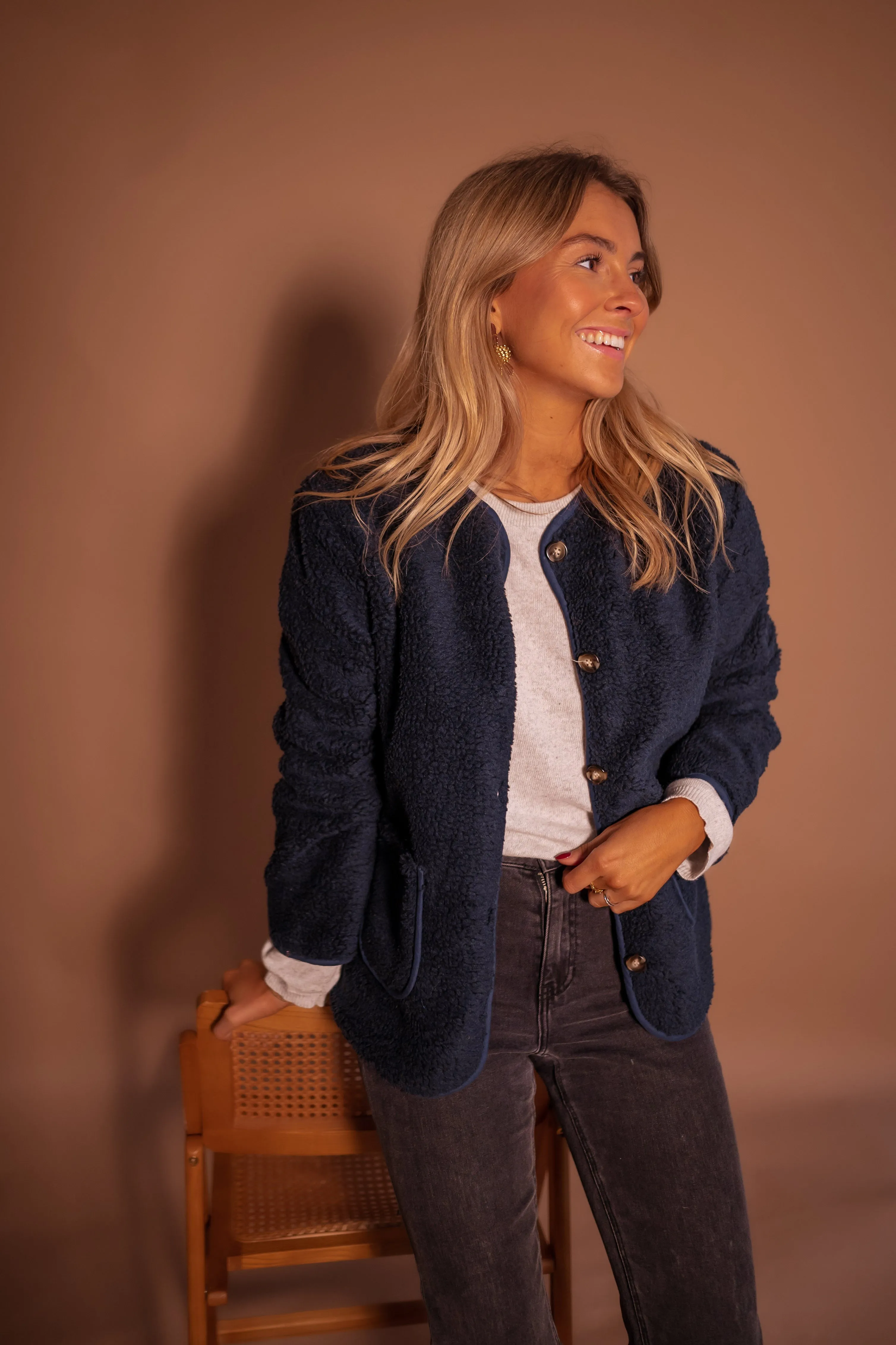 Manteau Simeo - bleu marine