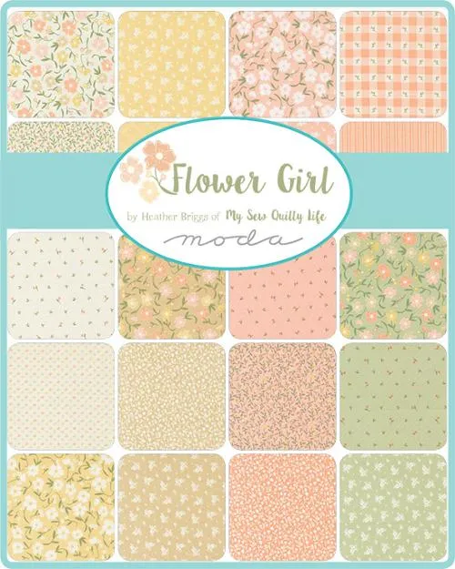 Moda Fabric Flower Girl Charm Pack