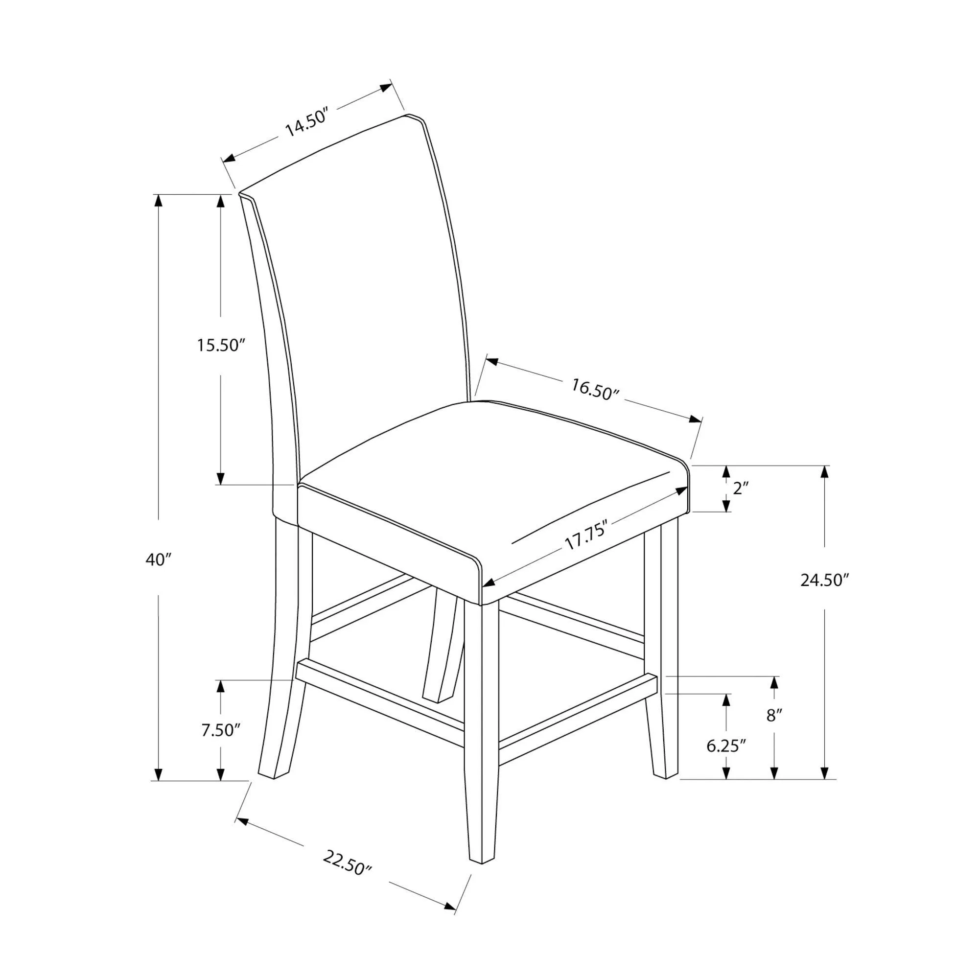 Monarch Tabouret de hauteur comptoir I 1902