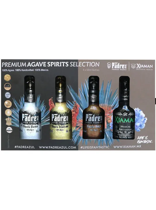 PREMIUM AGAVE SPIRITS SELECTION - TASTING SET - ( 50ML X 4 )