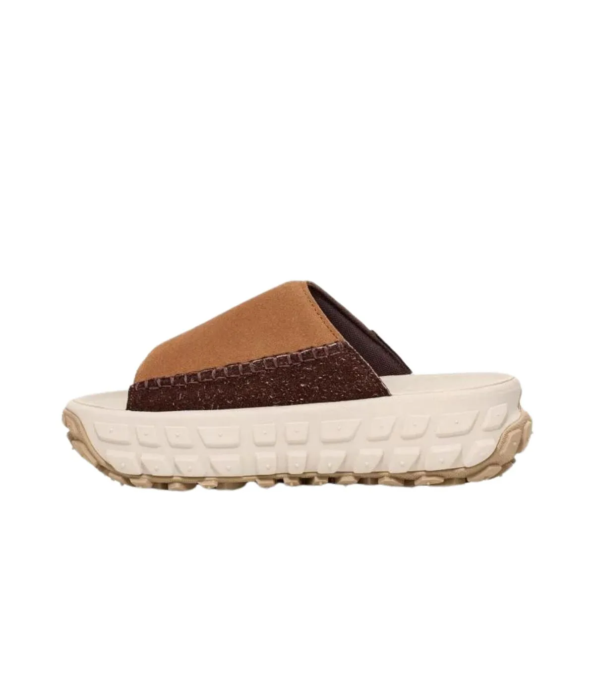 UGG VENTURE DAZE SLIDE CHESTNUT/CERAMIC | SANDALIAS DE ANTE CON SUELA DE CAÑA DE AZÚCAR