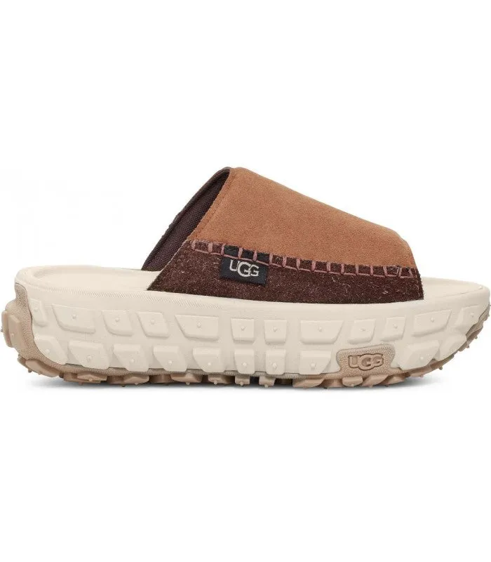 UGG VENTURE DAZE SLIDE CHESTNUT/CERAMIC | SANDALIAS DE ANTE CON SUELA DE CAÑA DE AZÚCAR